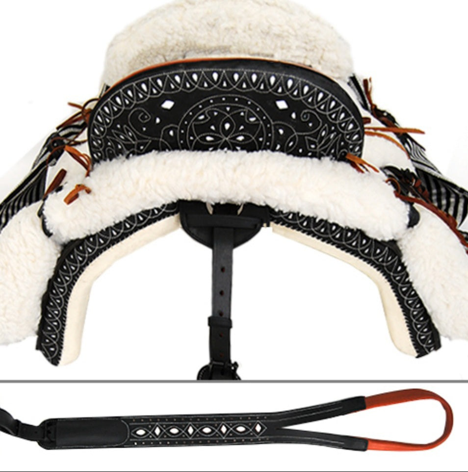 Montura HH Salega mixta filigrana vaquera (Equipo completo)