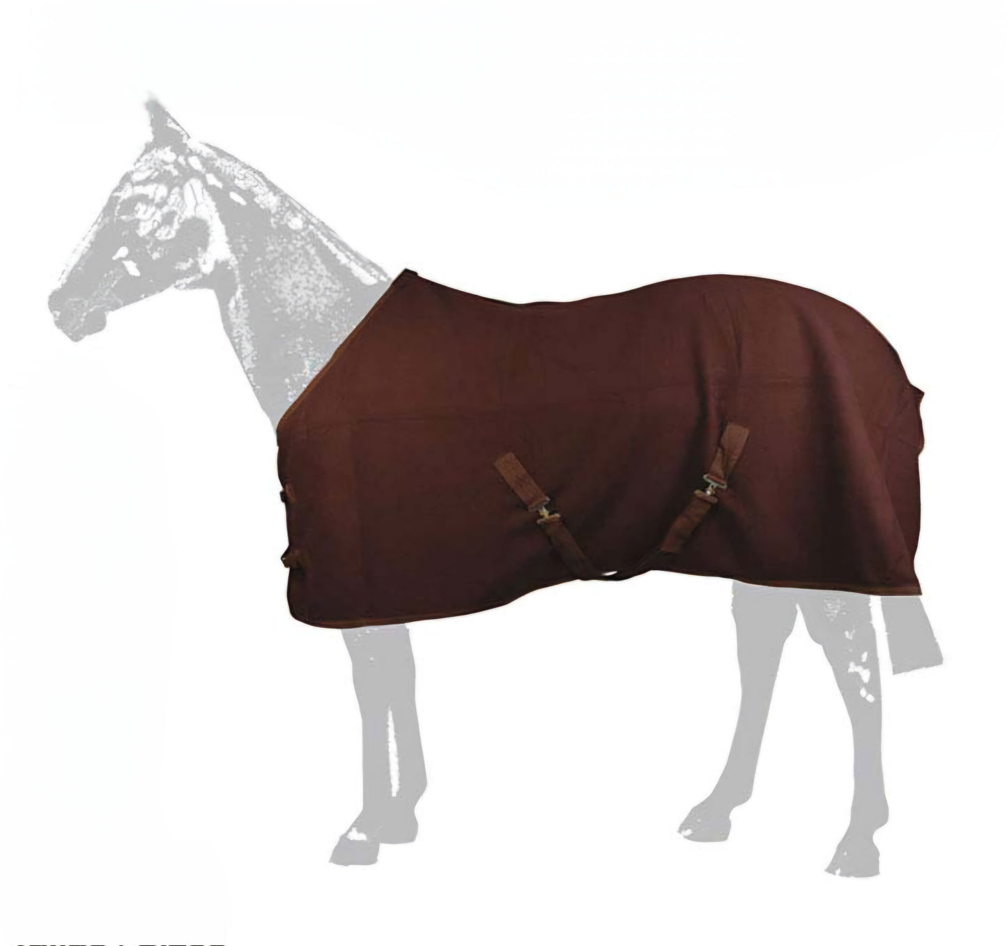 Manta polar con cinchuelo