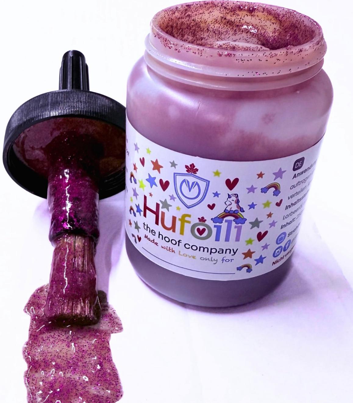 Aceite cascos purpurina Bioglitter Hufoili