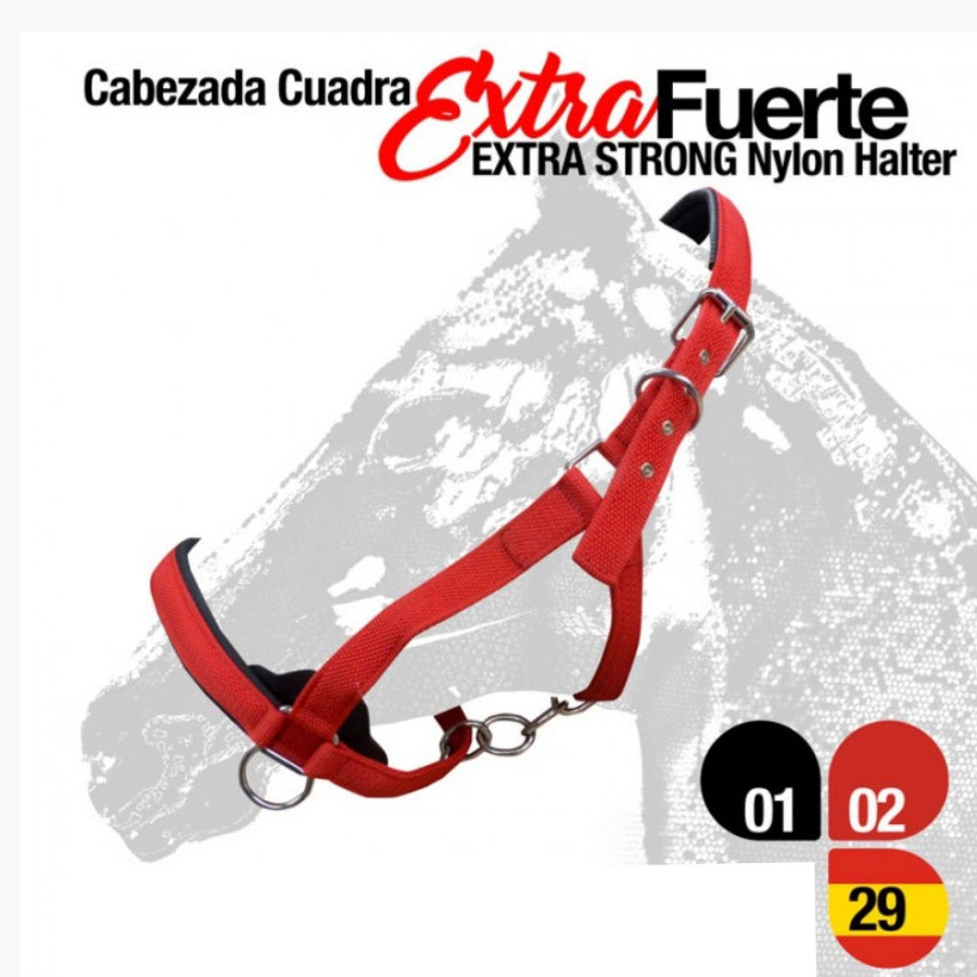 Cabezada cuadra nylon extrafuerte