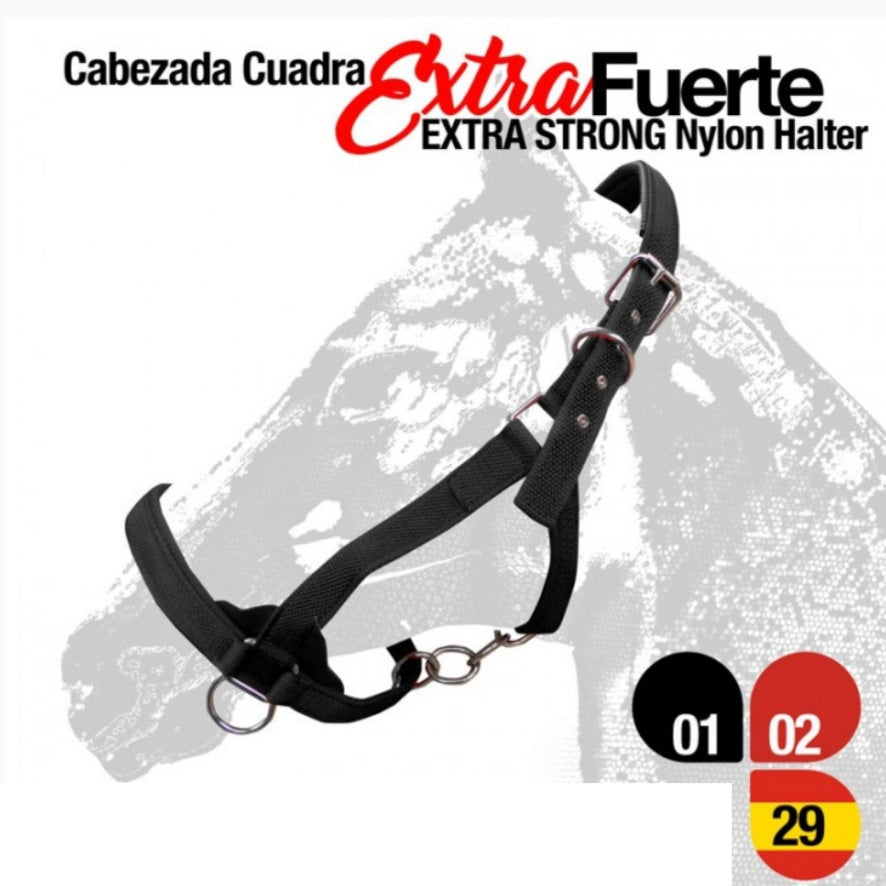 Cabezada cuadra nylon extrafuerte