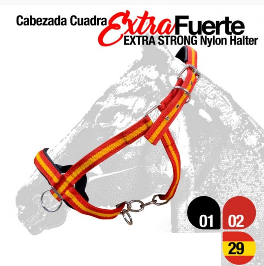 Cabezada cuadra nylon extrafuerte